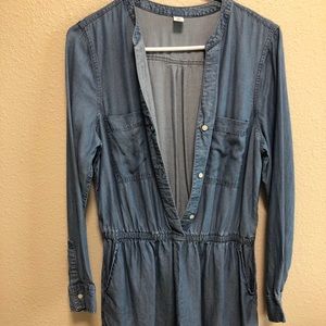 Old Navy blue jean romper